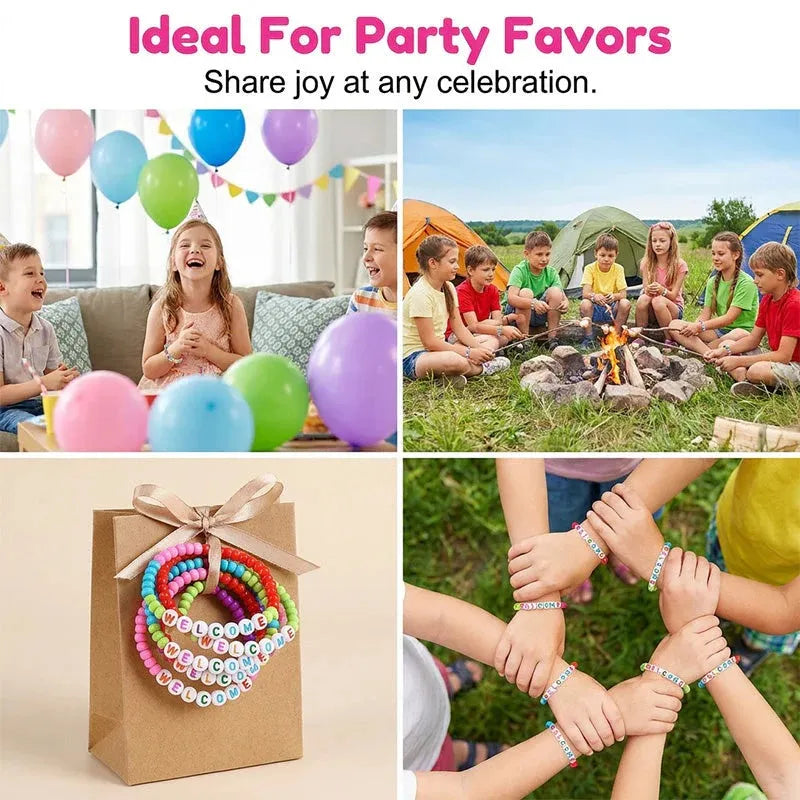 🔥Last Day 49% OFF - ✨🌈Pack of 25 Welcome BeadBracelets - StrengthenClassroom Friendship & SpreadWarm Kindness!