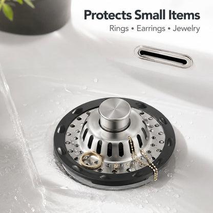 🛁Anti-Clog Drain Protector for Hair & Small Items