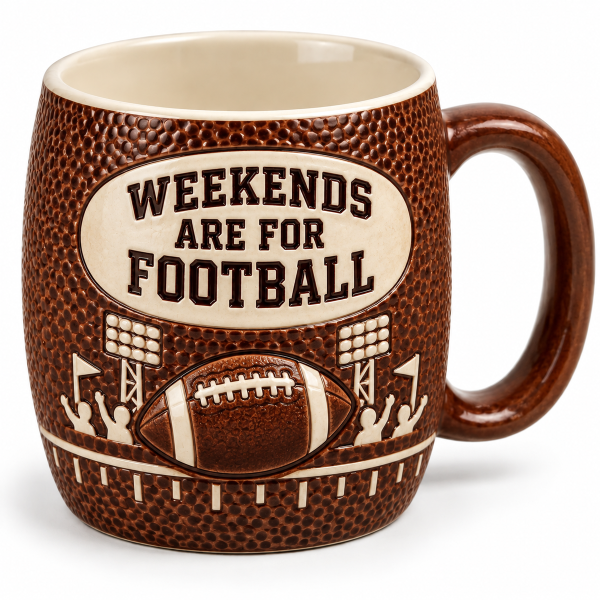🏈 Your Game Day MVP Has Arrived! The Ultimate "Pigskin" Ceramic Mug ☕️