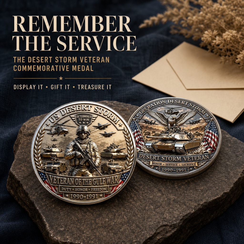 🏜️Operation Desert Storm Veteran Commemorative Metal Medal