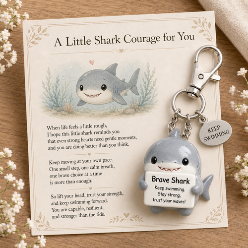 💖 Emotional Support Keychain Collection – A Tiny Reminder You’re Doing Better Than You Think