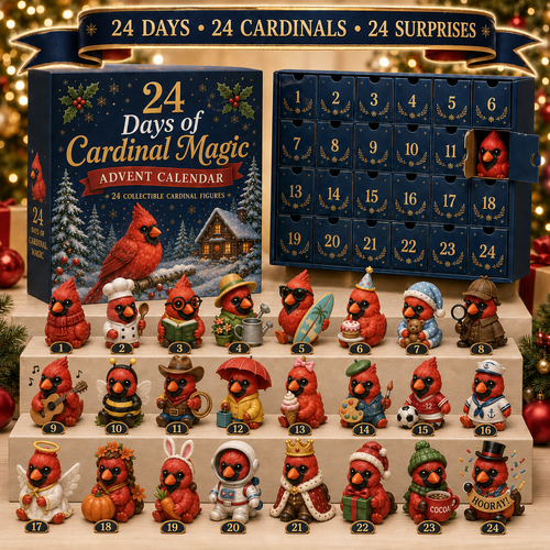 24 Days of Cardinal Magic Advent Calendar – 24 Collectible Christmas Cardinal Surprises