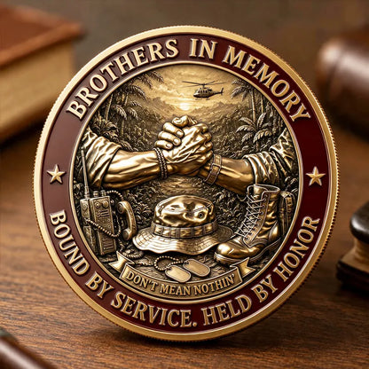 Vietnam Brothers Forever Commemorative Metal Medal