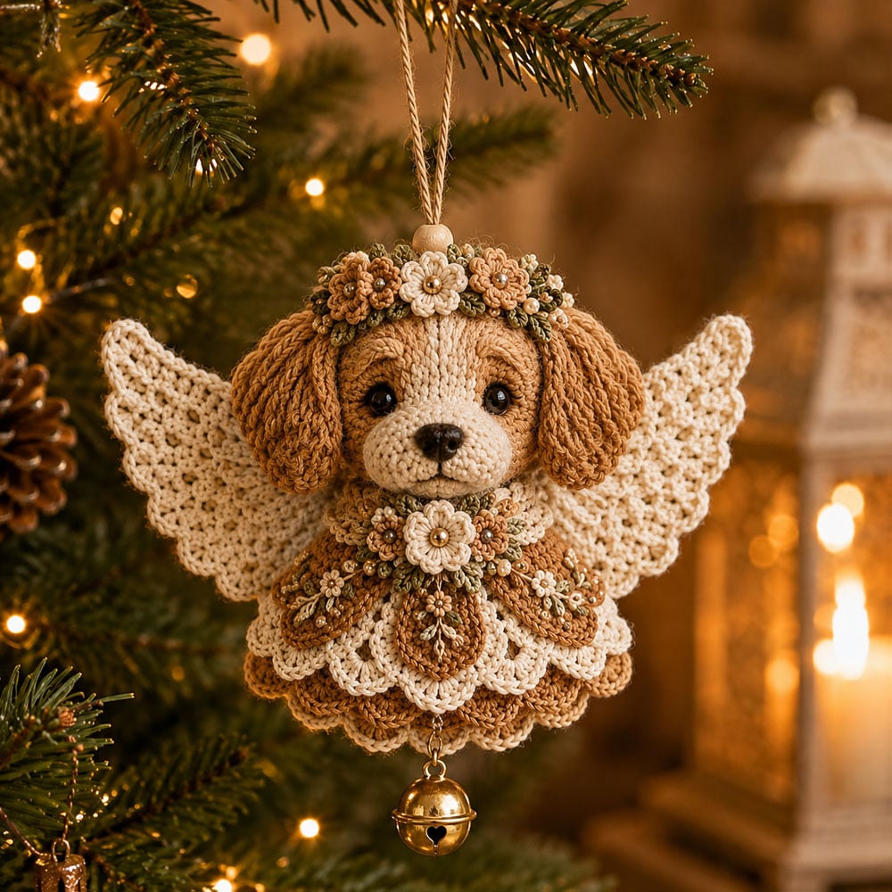 🪽 Animal Angel Crochet Ornament DIY Kit