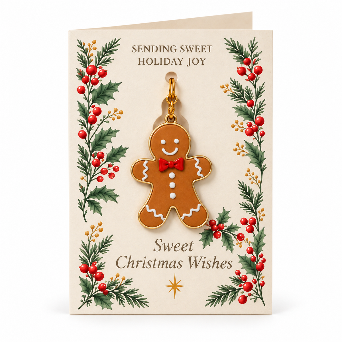 ✨ Keepsake Enamel Ornament Greeting Card | 2-in-1 Holiday Gift & Card 🎄