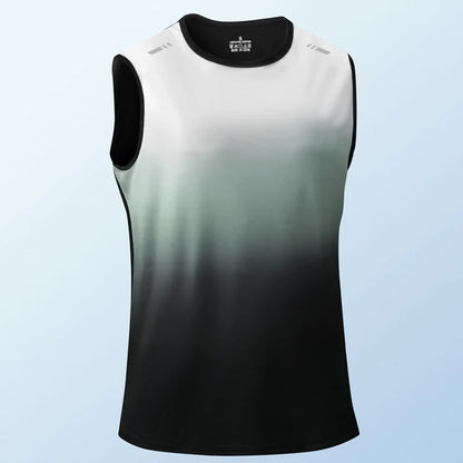 Men's gradient tank top – quick-drying, 3D fit, and breathable