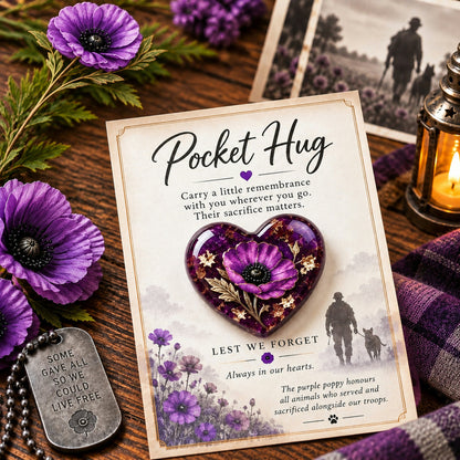 🔥Hot Sale🔥 - 🌺 Pocket Hug™ Remembrance - A Little Keepsake of Love, Honor & Memories