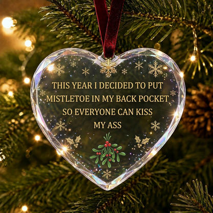 🎄 Fun Heart Christmas Ornaments — Hang Some Attitude On Your Tree 💅