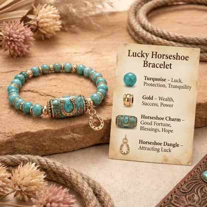 🐎 Western Horse Guardian Crystal Bracelet