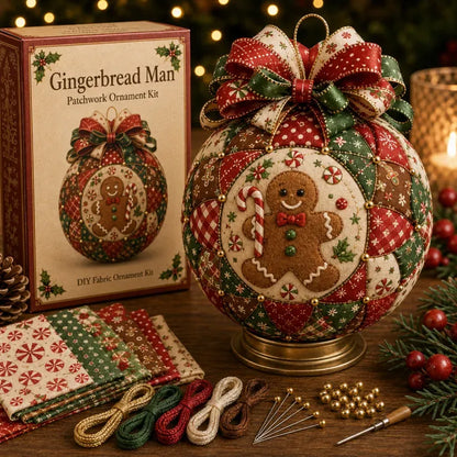⏳ Last Day 49% OFF – 🎄Beginner-Friendly DIY Christmas Patchwork Ornament Kit Collection💕