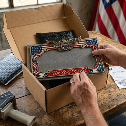 🔥LAST DAY 70% OFF-🦅 250th Anniversary Commemorative License Plate Frame