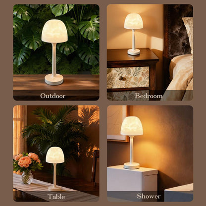 Aurora/Ocean Wave/Water Ripple Desk Lamp – 16-Color Ambient Table Lamp with Control