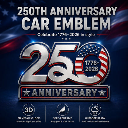 🎉Celebrate 250th Anniversary with a Patriotic Car Emblem