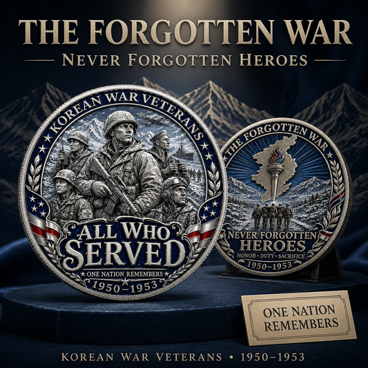 Korean War Veterans 1950-1953 Commemorative Metal Medal