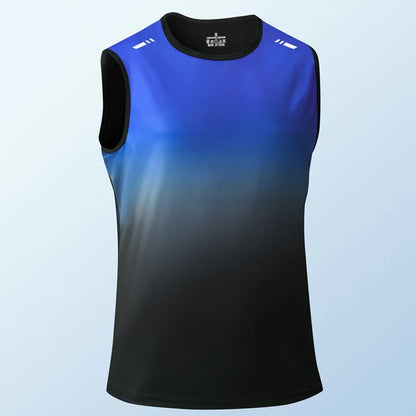 Men's gradient tank top – quick-drying, 3D fit, and breathable