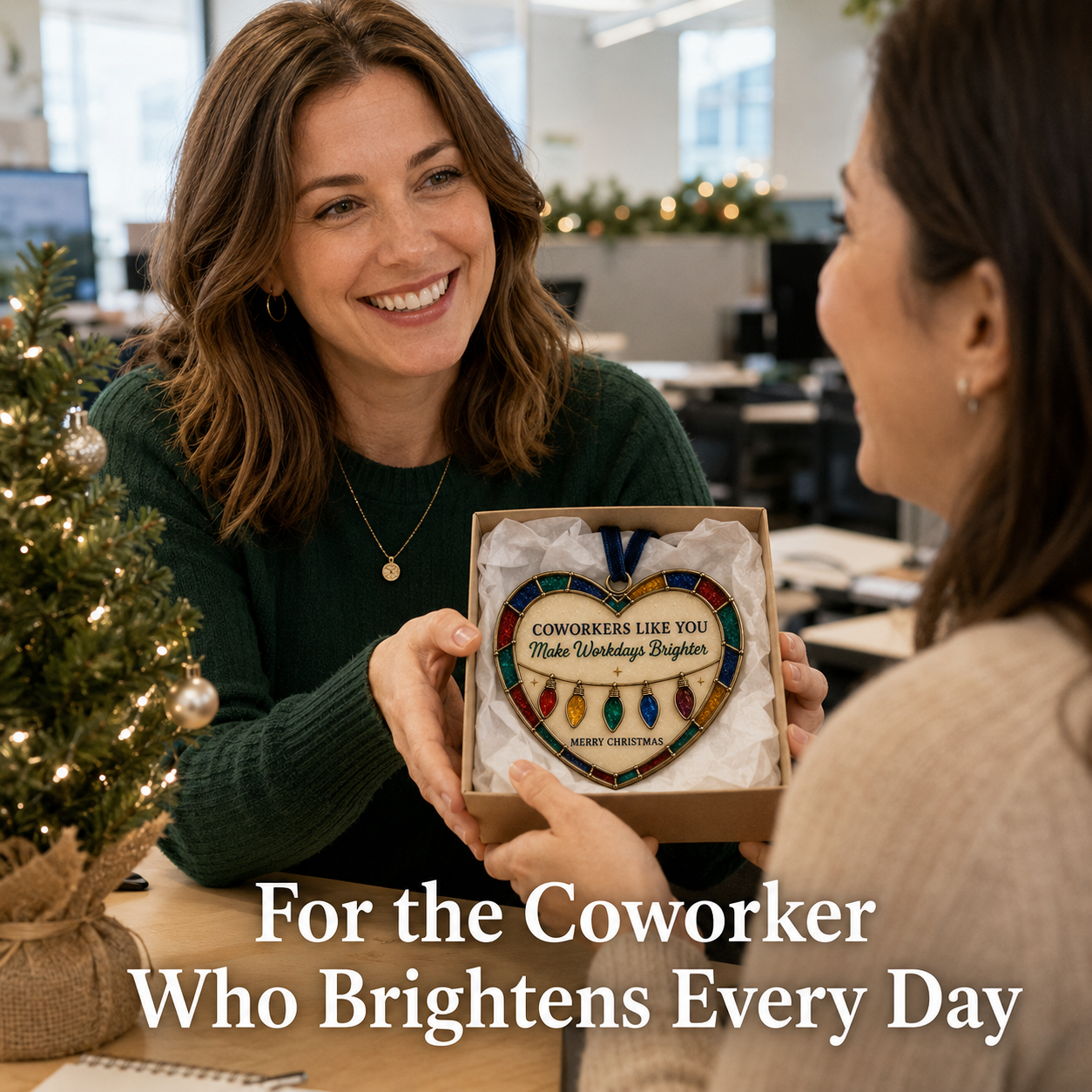 ✨ Heartfelt "Stained-Glass Style" Christmas Ornaments | The Perfect Holiday Gift for Everyone You Love ❤️🎄