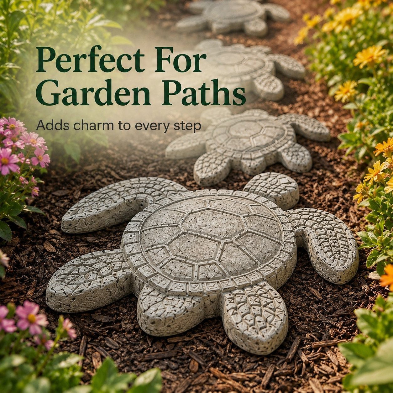💥 LAST DAY 50% OFF - 🌊 Reusable Ocean Theme Garden Art Mold – Make Your Garden Truly One of a Kind