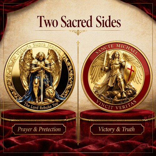 🏆Flash Sale 49% OFF - St. Michael the Archangel – “Victory Over Evil” Commemorative Coin