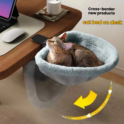 🔥Buy 1 Free Shipping🔥Desktop Cat Hammock — The Ultimate Feline Retreat for Your Workspace