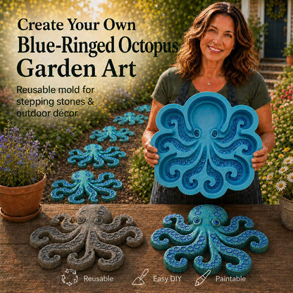 💥 LAST DAY 50% OFF - 🌊 Reusable Ocean Theme Garden Art Mold – Make Your Garden Truly One of a Kind