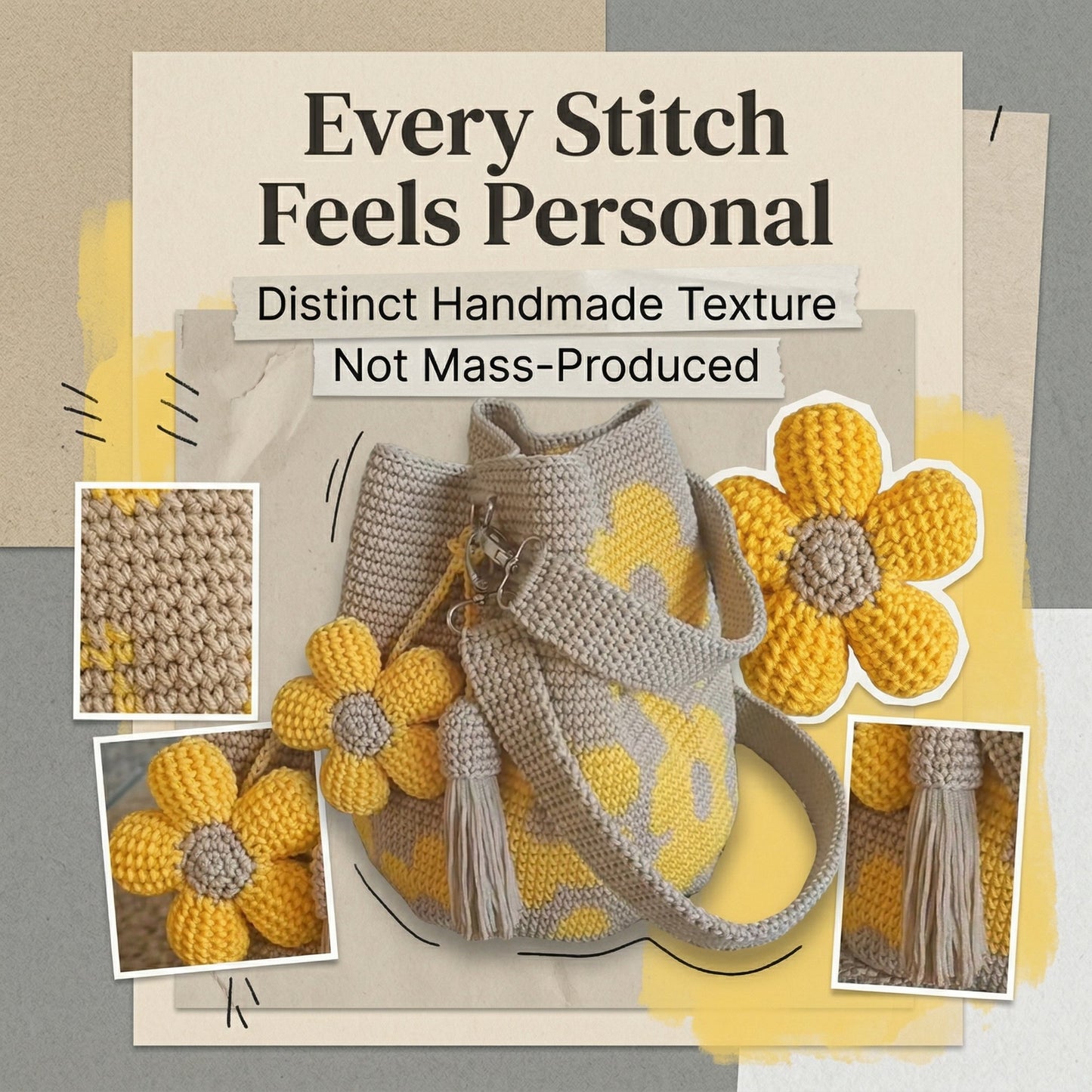 🔥Mother's Day Coming Soon: 49% OFF-Handmade Crochet Flower Tote 🌼✨