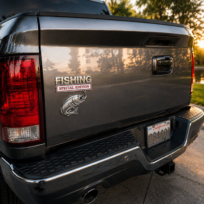 🔥LAST DAY 49% OFF- 🎣 Fishing Special Edition Premium 3D Metal Vehicle Emblem Badge