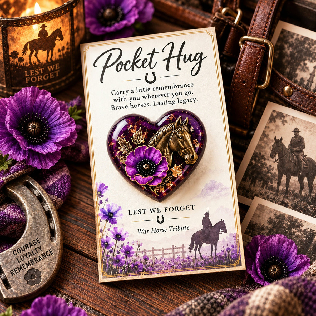 🔥Hot Sale🔥 - 🌺 Pocket Hug™ Remembrance - A Little Keepsake of Love, Honor & Memories