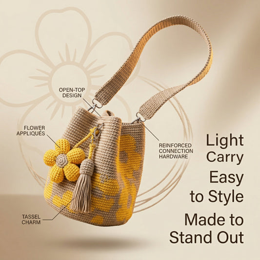 🔥Mother's Day Coming Soon: 49% OFF-Handmade Crochet Flower Tote 🌼✨