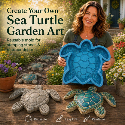 💥 LAST DAY 50% OFF - 🌊 Reusable Ocean Theme Garden Art Mold – Make Your Garden Truly One of a Kind