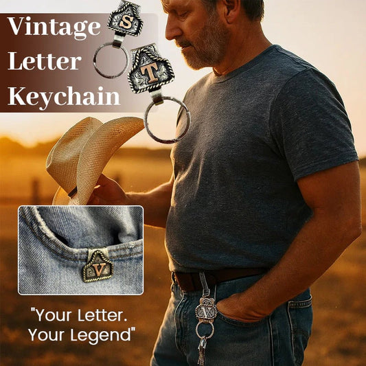 🔥🔥Vintage Letter Keychain