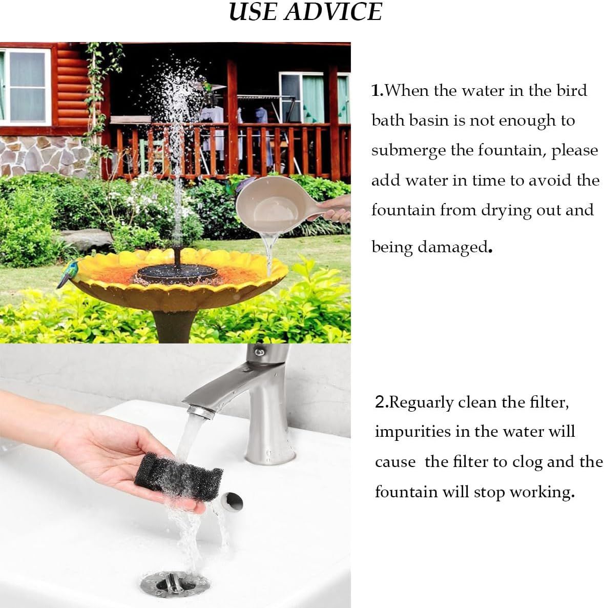 🔥 LAST DAY 49% OFF-Solar Powered Water Fountain