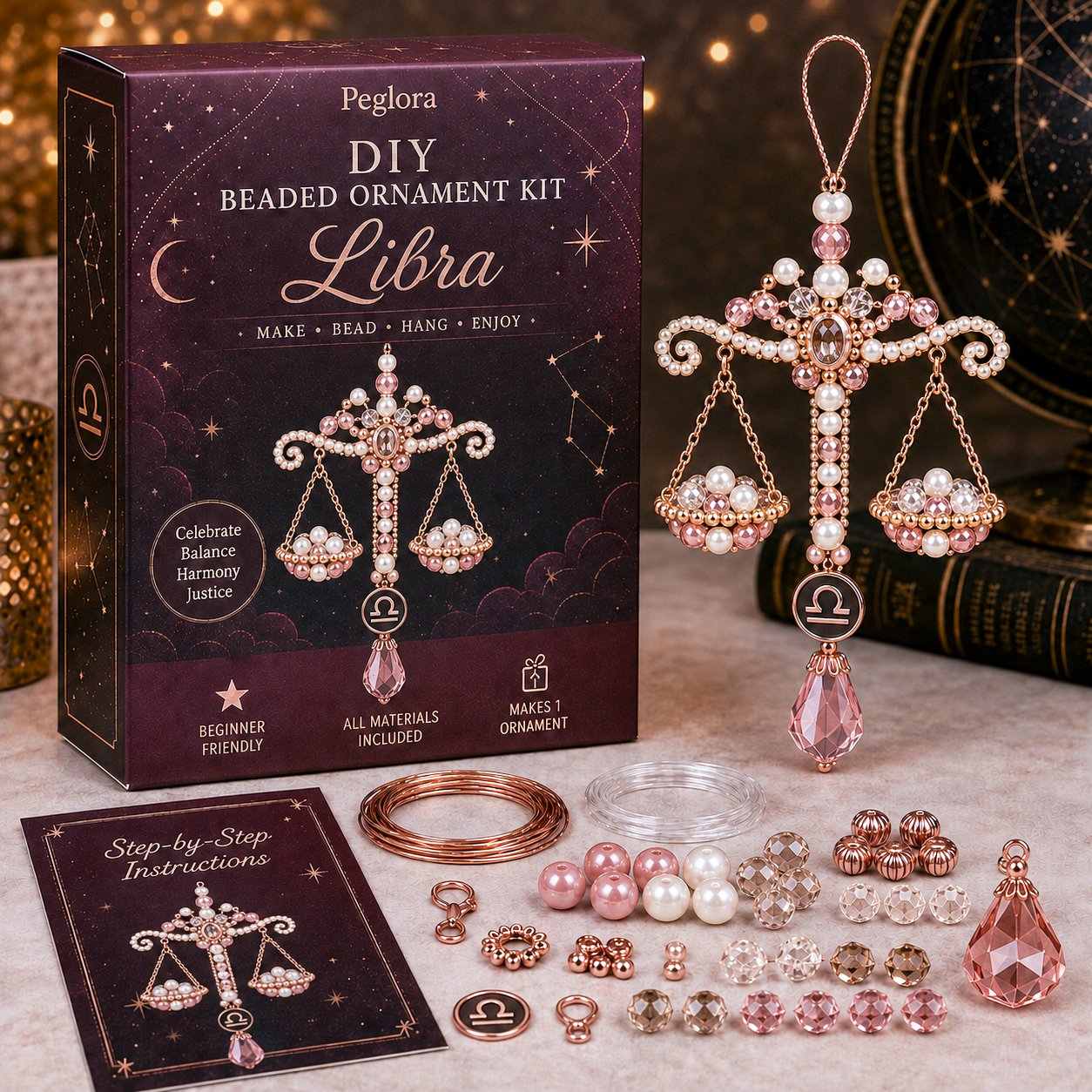 ✨ Zodiac Blessing Beaded Ornament DIY Kit