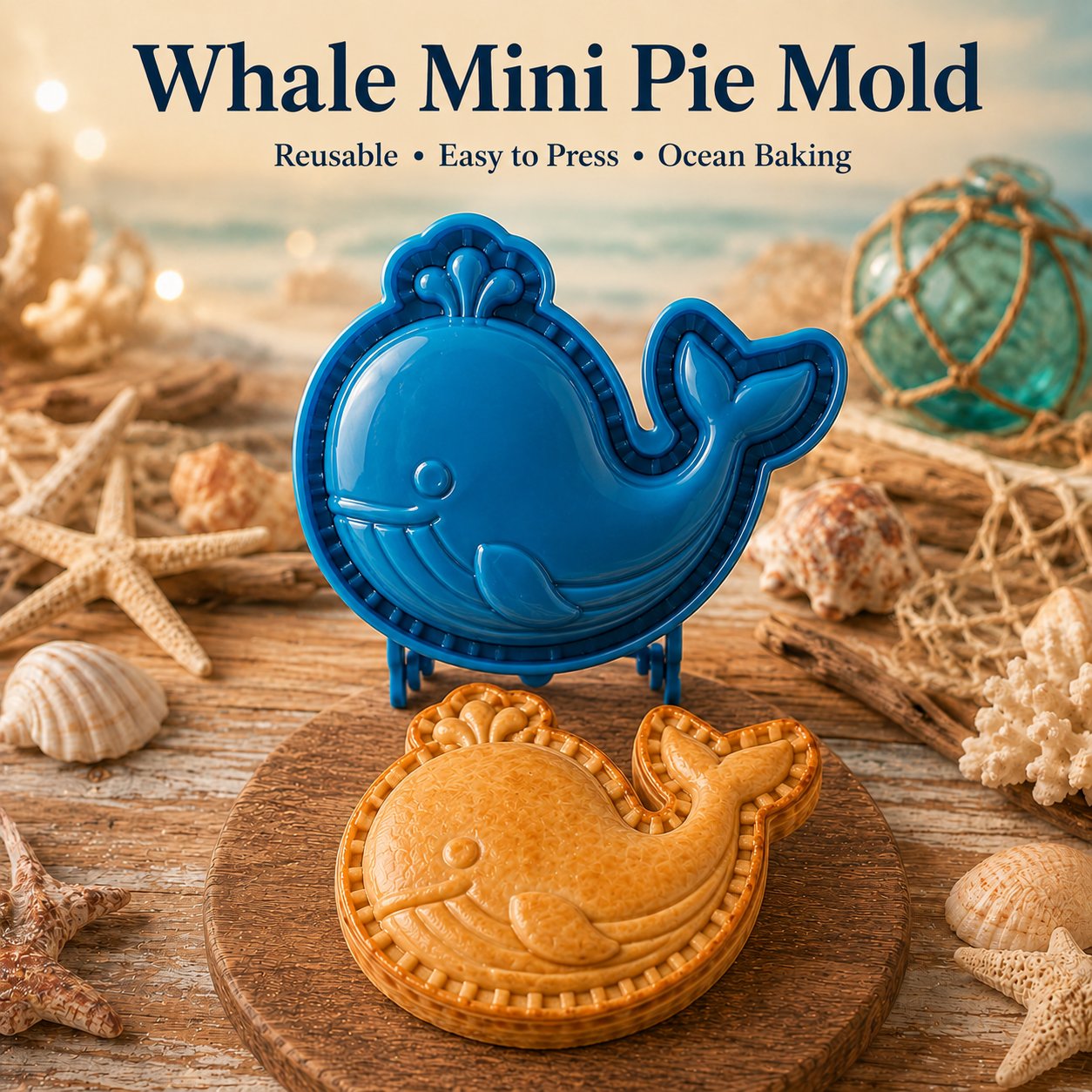 🔥HOT SALE🔥⏳ Last Day 50% OFF – 🌊 8-Design Ocean Filled Pie Press Collection | Reusable Hinged Molds for Cutting, Filling, Shaping & Sealing Marine-Themed Hand Pies 🥧✨