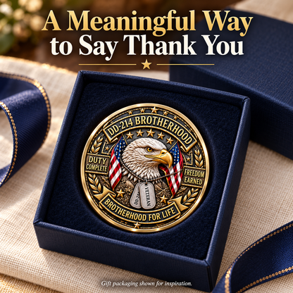 DD-214 Brotherhood Veteran Commemorative Medal