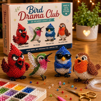 🧵✨ Creative Beaded Mini World 3D DIY Kit Collection