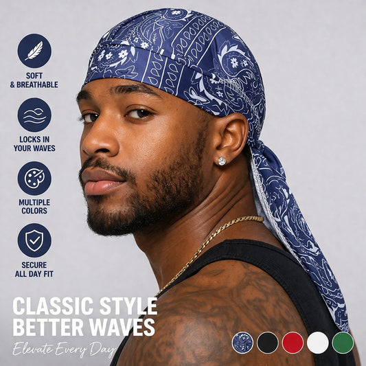 🔥LAST DAY 49% OFF- Paisley Cooling Headscarf Cap