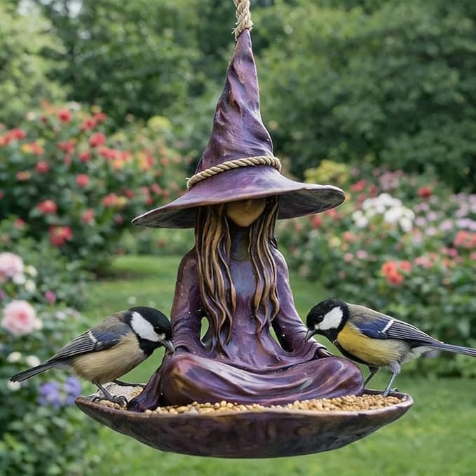 🏆Last Day Promo: 49% OFF 🎖️Meditating Witch Garden Bird Feeder