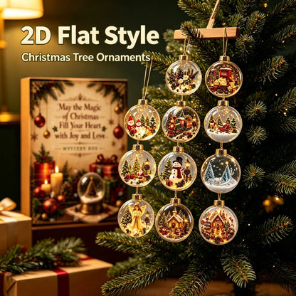 🎄 24-Day Christmas Mystery Ornament Advent Calendar