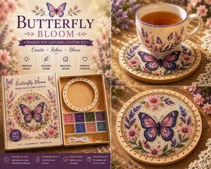 🌸 Beaded Sun Catcher Coaster Kit Collection