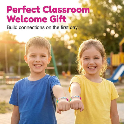 🔥Last Day 49% OFF - ✨🌈Pack of 25 Welcome BeadBracelets - StrengthenClassroom Friendship & SpreadWarm Kindness!