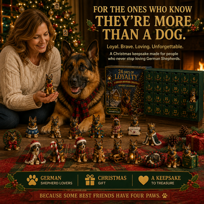 24 Days of Loyalty – German Shepherd Christmas Advent Calendar