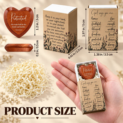 🔥 LAST DAY 49% OFF - ✝️ Christian Pocket Hearts Gift Set – 12 Faith-Filled Keepsakes of Love & Encouragement 🎁