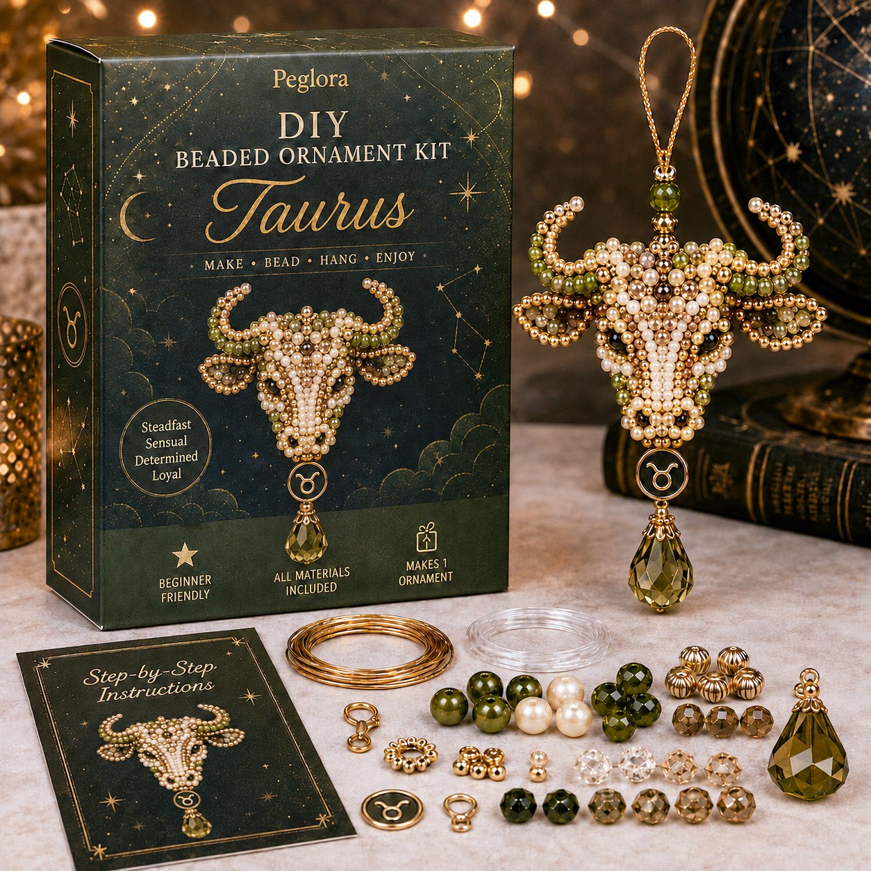 ✨ Zodiac Blessing Beaded Ornament DIY Kit