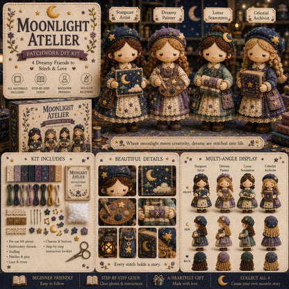 Last Day:49% OFF🧵 Tiny Worlds Collection – Patchwork DIY Kit Series