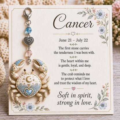 ✨  Commemorative keychains and cards featuring the birthstones of the 12 zodiac signs