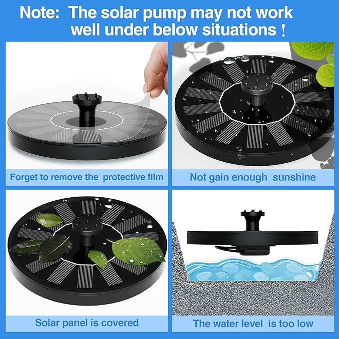 🔥 LAST DAY 49% OFF-Solar Powered Water Fountain