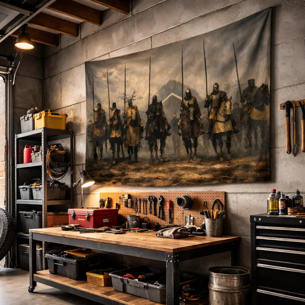 Trial By Seven Indoor Wall Tapestry