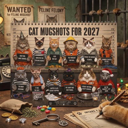 🔥Last Day 50% OFF - 😂Cat Criminal of the Day 2027