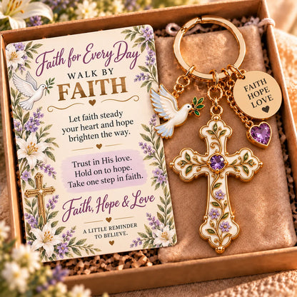 ⏳ Last Day 50% OFF – ✝️ Always With You Jesus Comfort Doll | Soft Crochet Companion with Scripture Message Card 🤍