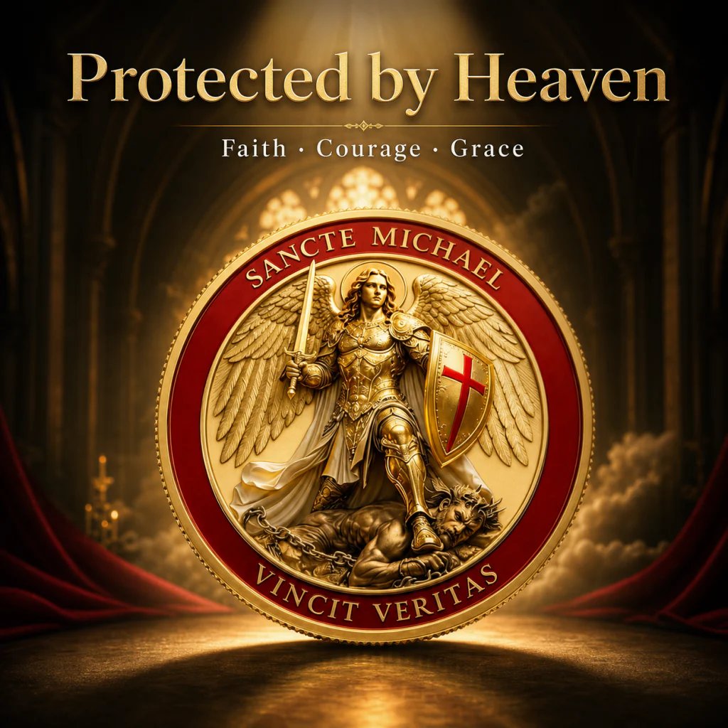 🏆Flash Sale 49% OFF - St. Michael the Archangel – “Victory Over Evil” Commemorative Coin